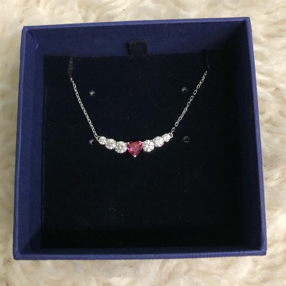 Swarovski | Love Necklace | Rhodium Plated (PM118) - Picture 3 of 4
